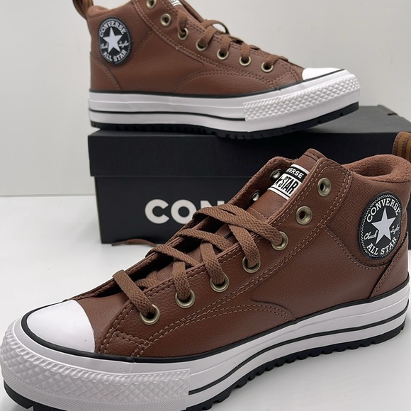 Converse Men’s CTAS MALDEN STREET BOOT MID BEAR NAP/TOADSTOOL TAN/WHITE A08561C - Picture 15 of 16